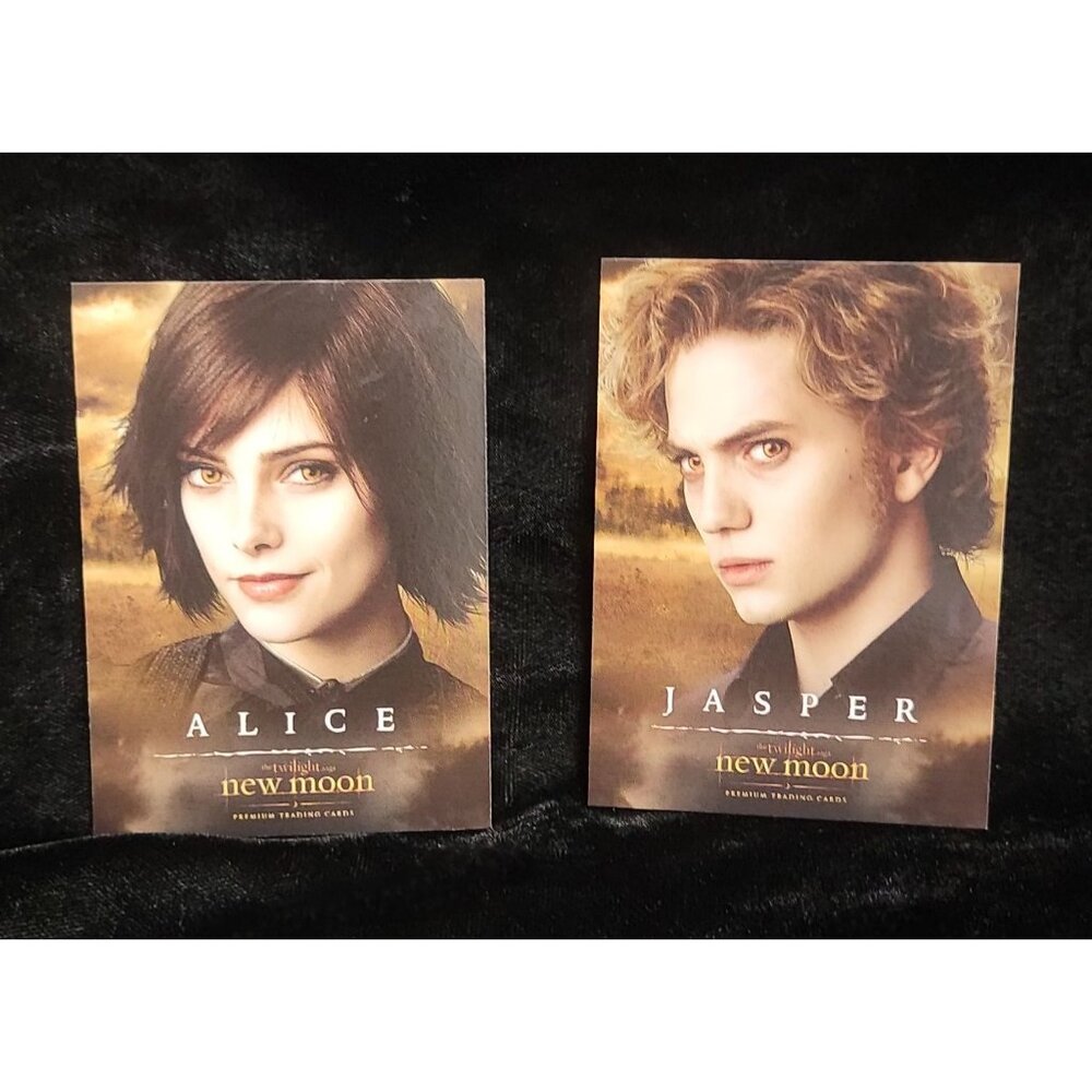 Collectible Alice and Jasper New Moon Trading Cards
